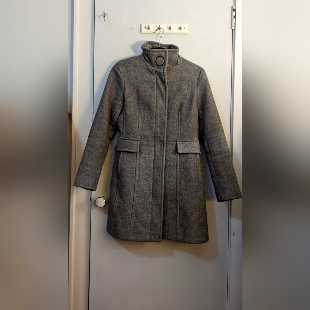 Calvin Klein| Grey Peacoat | Petite XXS